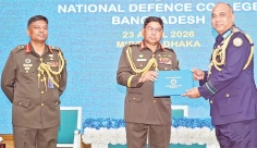 ন্যাশনাল ডিফেন্স কলেজে ক্যাপস্টোন কোর্স ২০২৬/১ অনুষ্ঠিত  