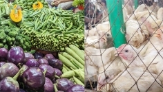 মুরগি ও সবজিতে স্বস্তি, তবে বেড়েছে মাছের দাম