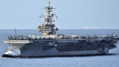 যুদ্ধবিরতি চলাকালে মধ্যপ্রাচ্যে যুক্তরাষ্ট্রের তৃতীয় বিমানবাহী রণতরী