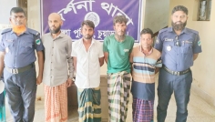 দামুড়হুদায় ভোররাতের অভিযানে আটক ৫