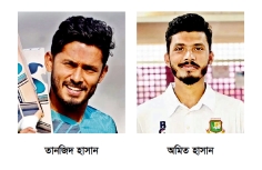 প্রথমবার টেস্ট দলে তানজিদ ও অমিত  