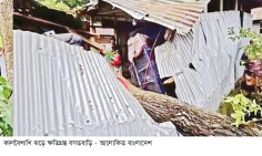 ঠাকুরগাঁওয়ে কালবৈশাখি ঝড়ে ব্যাপক ক্ষতি  