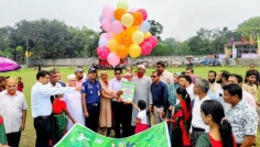 জলঢাকায় প্রাথমিক বিদ্যালয় গোল্ডকাপ ফুটবল টুর্নামেন্টের উদ্বোধন