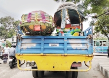 অবৈধ ব্যাটারিচালিত রিকশা জব্দ  