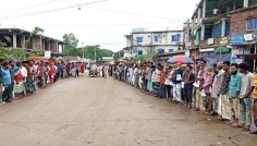 চালক হত্যাকাণ্ডে জড়িতদের গ্রেপ্তারের দাবিতে মানববন্ধন