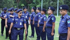 চুয়াডাঙ্গা জেলা পুলিশের সাপ্তাহিক মাস্টার প্যারেড অনুষ্ঠিত