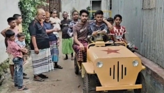 নারায়ণগঞ্জে ৫ সিটের জিপ গাড়ি বানালেন তরুণ শিক্ষার্থী!