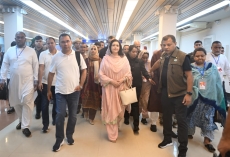 সিলেটে পৌঁছেছেন প্রধানমন্ত্রী