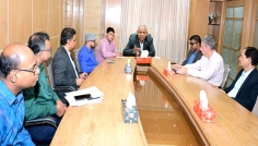 ওয়ার্ল্ড ব্যাংক এবং হিট প্রজেক্টের প্রতিনিধি দলের সঙ্গে চবি উপাচার্য