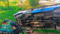 সুনামগঞ্জে বাসের ধাক্কায় বাবা-মেয়েসহ নিহত ৫