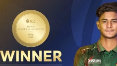 আইসিসির মাসসেরা ক্রিকেটার হলেন নাহিদ রানা