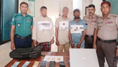 রংপুরে ইয়াবা, ল্যাপটপ ও মোবাইলসহ ৩ মাদক কারবারি গ্রেপ্তার