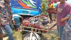 নেত্রকোনায় বাসচাপায় অটোরিকশাযাত্রী মা ও দুই মেয়ে নিহত