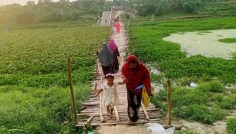 ৭ গ্রামের মানুষের ভরসা ভাঙা বাঁশের সেতু, দুর্ঘটনার আশঙ্কা