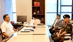 প্রধানমন্ত্রীর সঙ্গে লে. জেনারেল মিনহাজুল আলমের সাক্ষাৎ