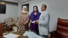 রবীন্দ্র বিশ্ববিদ্যালয়ের ভিসি হিসেবে দায়িত্ব নিলেন অধ্যাপক তাহমিনা আখতার