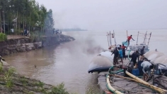 যমুনার পানি বাড়ায় সিরাজগঞ্জে ভাঙন, জরুরি কাজ করছে পাউবো