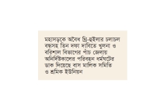 ৫ জেলায় ১৪ জুন থেকে পরিবহন ধর্মঘটের ডাক  