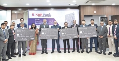 প্রথম ভিসা প্রিপেইড পে-রোল কার্ড চালু করল এনআরবি ব্যাংক  