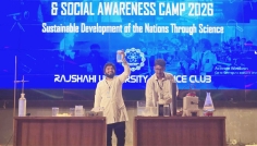 জাতীয় মঞ্চে প্রশংসা পেল রাবি সায়েন্স ক্লাবের সায়েন্স শো