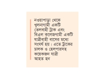 খুলনায় সড়ক দুর্ঘটনায় আহত আট  