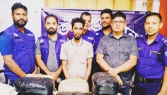 হাজীগঞ্জে ১৪ কেজি গাঁজাসহ মাদক কারবারি গ্রেফতার