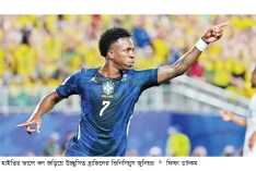 বড় জয়ে টেবিলের শীর্ষে ব্রাজিল  