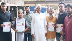 হাজীগঞ্জ পৌর নির্বাচনে সম্ভাব্য মেয়র প্রার্থী টিটুর গণসংযোগ