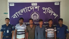 চুয়াডাঙ্গার দামুড়হুদায় পৃথক অভিযানে আটক ৪