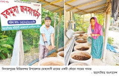 কোঁচো সার উৎপাদন করে উদ্যোক্তারা স্বাবলম্বী  