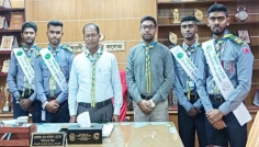 সিলেটগামী ৫০০ কিলোমিটার সাইকেল অভিযানে ঈশ্বরদী সরকারি কলেজের ৪ রোভার