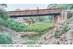 দখল-দূষণে অস্তিত্ব হারাচ্ছে সুন্দরী খাল  