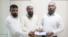 শাহ্জালাল ইসলামী ব্যাংকের ১১ লাখ টাকার আর্থিক অনুদান  