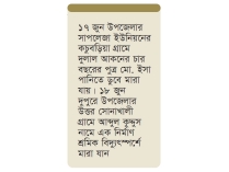মঠবাড়িয়ায় দুই মাসে ২০ মৃত্যু, জনমনে উদ্বেগ  