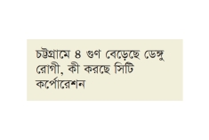হামের মাঝেই চোখ রাঙাচ্ছে ডেঙ্গু  