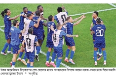 কোয়ার্টার ফাইনালে ফ্রান্স অপ্রতিরোধ্য এমবাপ্পে  