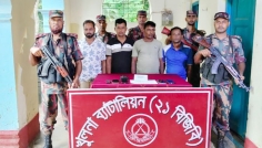 কায়বা সীমান্তে মাদকবিরোধী অভিযানে দুই ইউপি সদস্যসহ গ্রেপ্তার ৪
