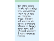 সপ্তাহজুড়ে বৃষ্টিতে বিপর্যস্ত ফরিদপুর মেডিকেল কলেজে হাঁটুপানি  
