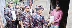 বন্যাদুর্গত হবিগঞ্জে বিজিবির মানবিক ও ব্যতিক্রমধর্মী উদ্যোগ  