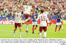 বিবর্ণ ফ্রান্সকে থামিয়ে ফাইনালে স্পেন  