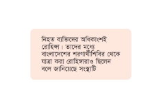 মিয়ানমারের উপকূলে দুই নৌকাডুবি ৫ শতাধিক প্রাণহানির আশঙ্কা  