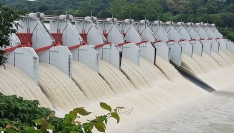 পানি বেড়েছে কাপ্তাই হ্রদে, খোলা হলো বাঁধের ১৬টি গেট