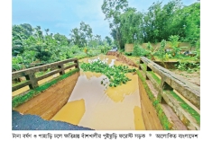 বাঁশখালীতে পানি নামলেও থামছে না দুর্ভোগ  