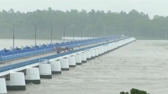 উজানের ঢল আর ভারি বৃষ্টিতে বাড়ছে তিস্তার পানি