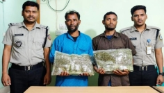 রংপুরে ৪ কেজি গাঁজাসহ দুই মাদক কারবারি গ্রেফতার
