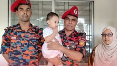 মুন্সীগঞ্জে লিফটে আটকা পড়া মা ও শিশুকন্যাকে উদ্ধার