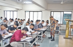 ফায়ারফাইটার পদের লিখিত পরীক্ষা গ্রহণ  