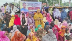 সিরাজগঞ্জে ছাত্রদল নেতার পরিবার আমরণ অনশনে