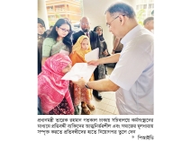 তিন প্রতিবন্ধীকে নিয়োগপত্র দিলেন প্রধানমন্ত্রী  