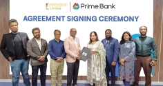 প্রায়োরিটি গ্রাহকদের বিশেষ ছাড় দিতে পেন্টহাউস লিভিংসের সঙ্গে প্রাইম ব্যাংকের চুক্তি  